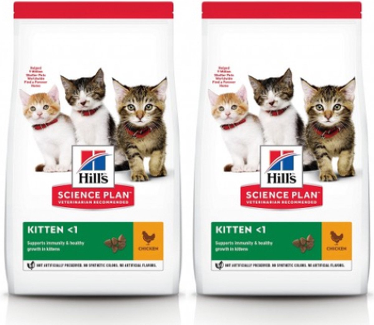 Hill's Kattenvoer - Feline Kitten Kip - 2x 1.5kg