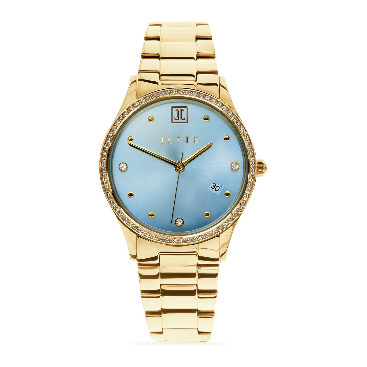 JETTE Damen-Uhren Analog Quarz One Size Gold 32022160