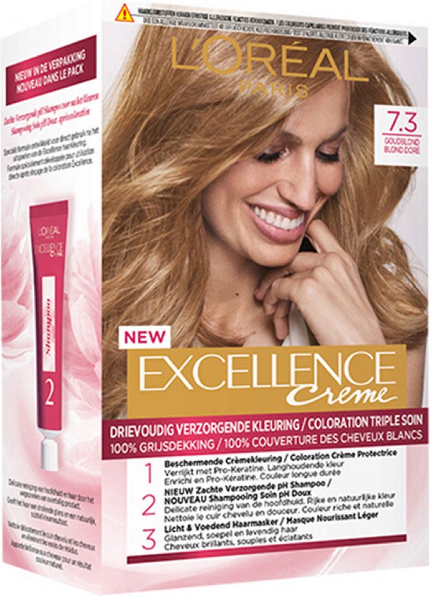 L'oréal Paris 7.3 Exellence Creme - Haarkleuring - Haarverf