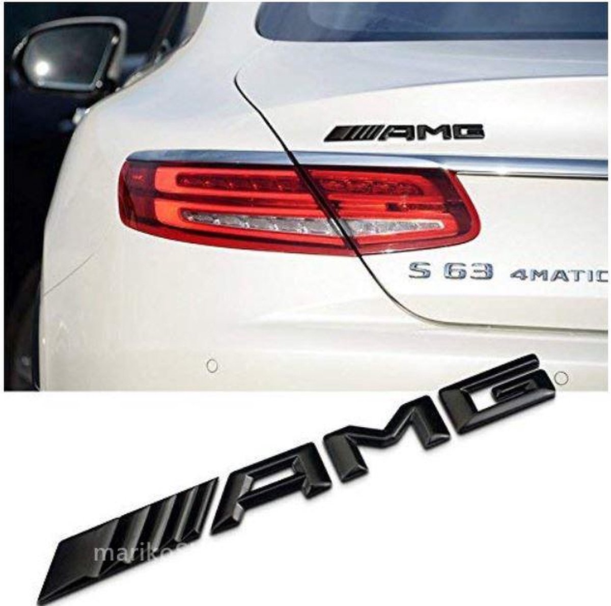 Logo Mercedes AMG - Autocollant de Tuning de voiture de Luxe