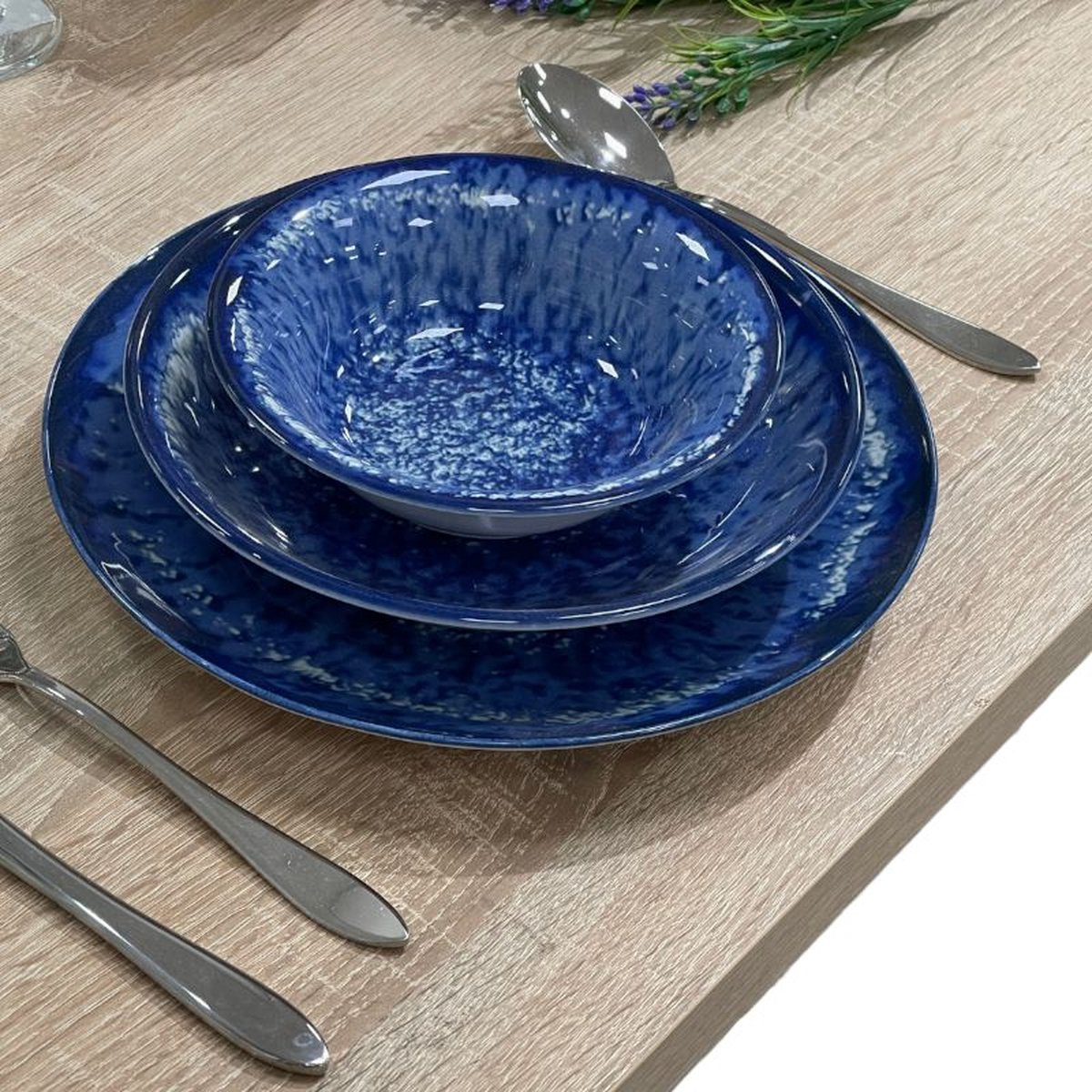 Kutahya porselein nano krem serviesset (24 delig) 6 personen - NNTS24YS890058