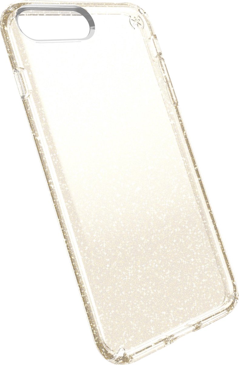 Speck Presidio - Hoesje voor iPhone 7 Plus - Transparant Glitter / Gold Glitter
