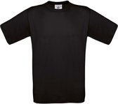 B&C Exact 150 Heren T-shirt Black Maat XXL (onbedrukt - 5 stuks)