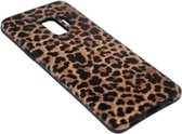 Luipaard back cover bruin Geschikt Voor Samsung Galaxy S9 Plus