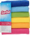 Tissu microfibre Sorbo - 6 pièces - Assorti