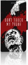 Geschikt voor Samsung Galaxy S8 Plus Book Case Hoesje Zombie Blood