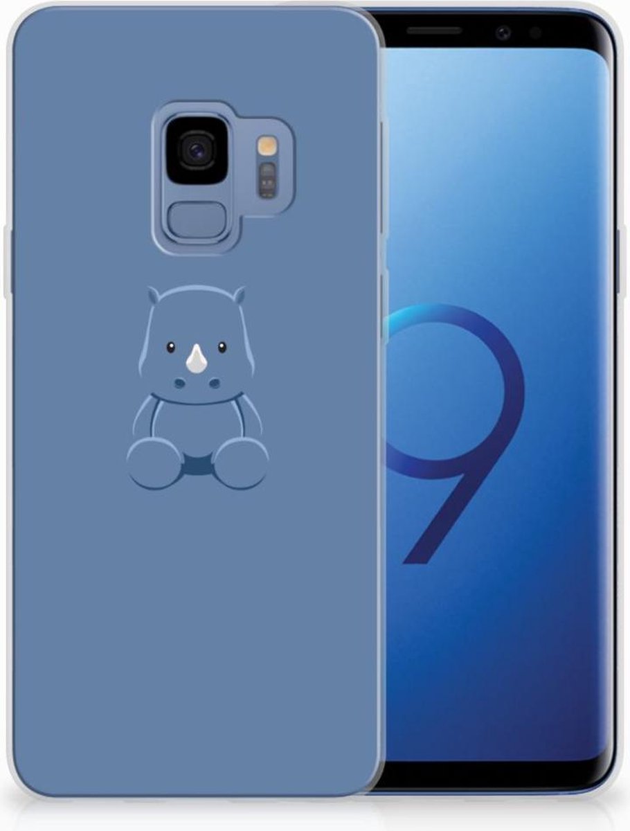 Back Cover voor Samsung Galaxy S9 Telefoonhoesje met Naam Baby Rhino
