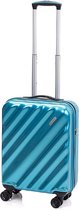 Gladiator Glam Handbagage koffer - 55 cm - TSA slot - Turquoise Blauw