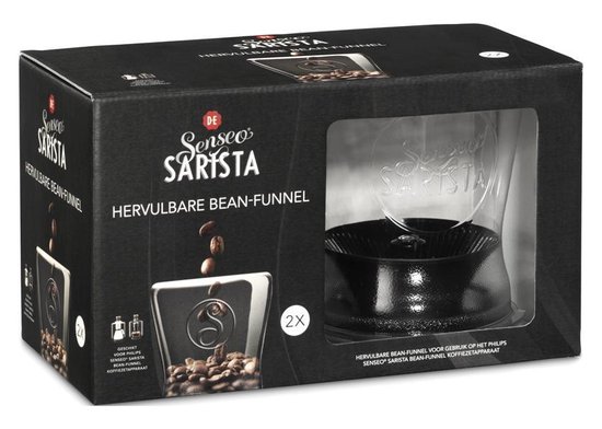SENSEO® Sarista Hervulbare Bean-Funnel - 2 stuks | bol.com