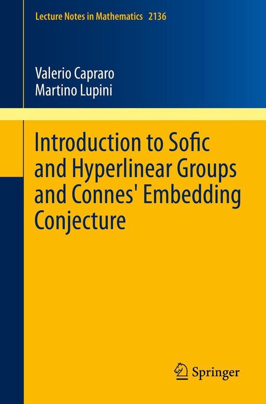 Mathematics and Statistics (R0) - Introduction to Sofic and  ... - cover