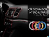 Auto Interieur Strips - 5M - Makkelijk te bevestigen -  Auto restyling - Rood