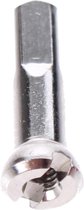 Sapim Spaaknippels 14g Polyax 16 Mm Messing Zilver 144 Stuks