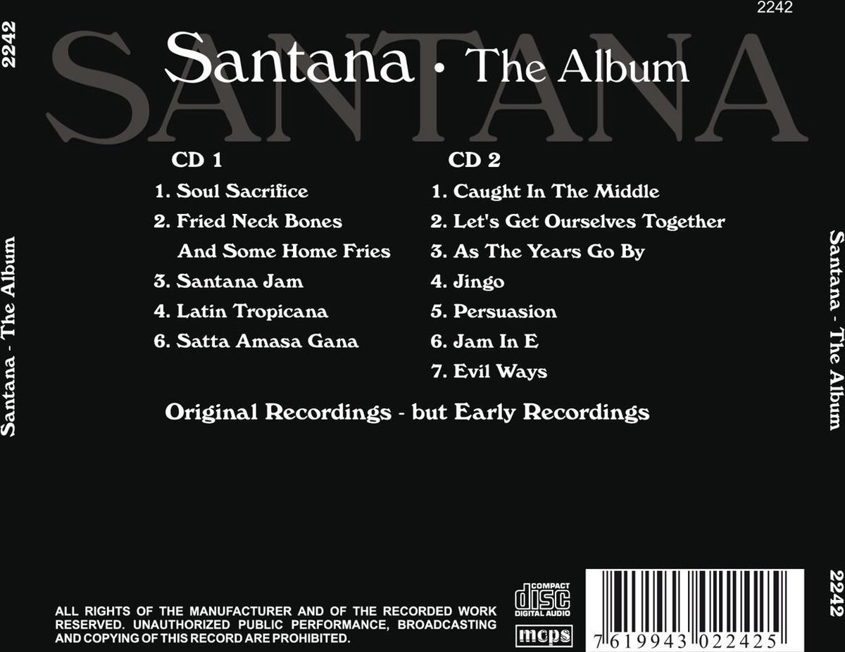 Santana - Album, Santana | CD (album) | Muziek | bol.com