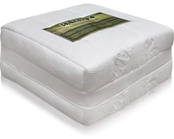 Pocketvering XXL 25cm bamboe tijk 160x200 14 dagen niet goed geld terug