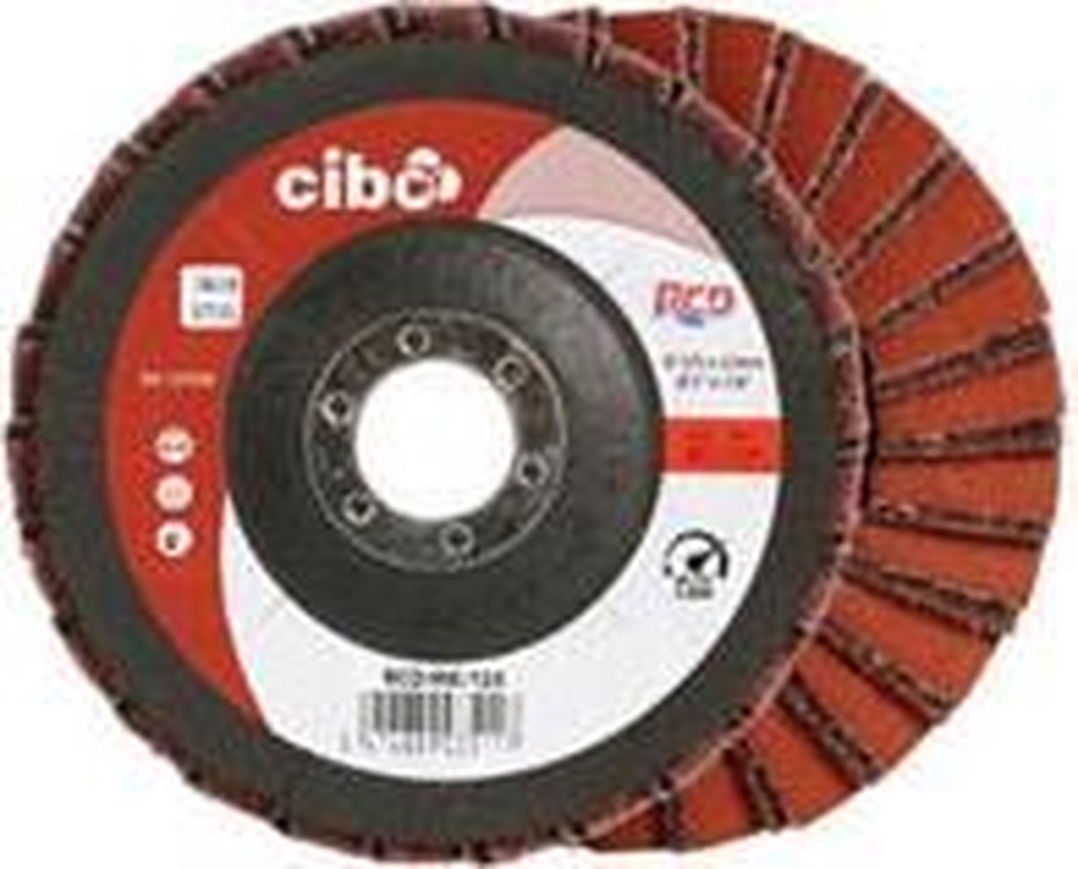 Cibo - Lamellenschijf 125X22Mm Inox Steel - RCD/ME/125