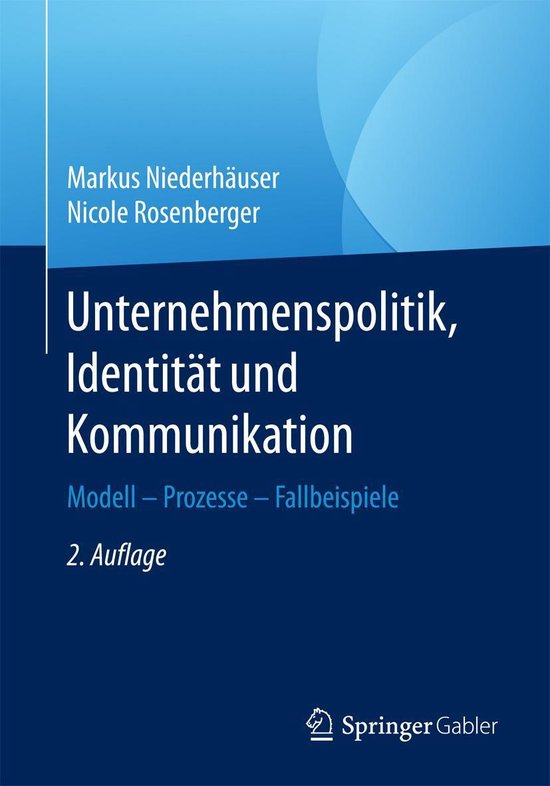 Unternehmenspolitik, Identität und Kommunikation - cover