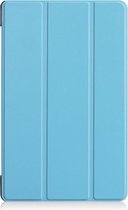 Shop4 - Samsung Galaxy Tab A 10.5 Hoes - Smart Book Case Licht Blauw