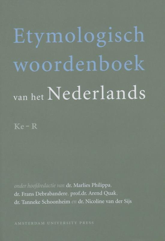 Cover van het boek 'Etymologisch woordenboek van het Nederlands' van Marlies Philippa