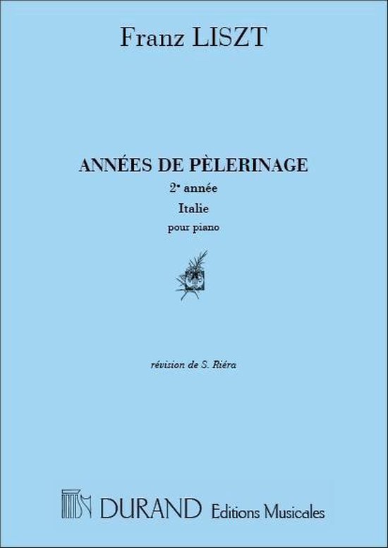 Annees De Pelerinage 2 Annee Italie
