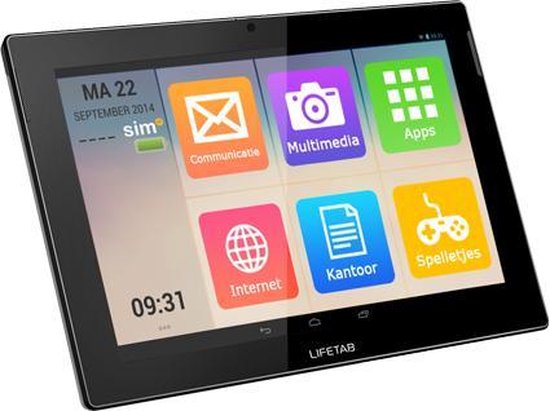 Welp bol.com | Tablet voor Senioren - 10.1 inch - WiFi - 16GB - Zwart DP-18