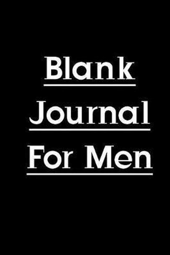 Blank Journal for Men | bol.com