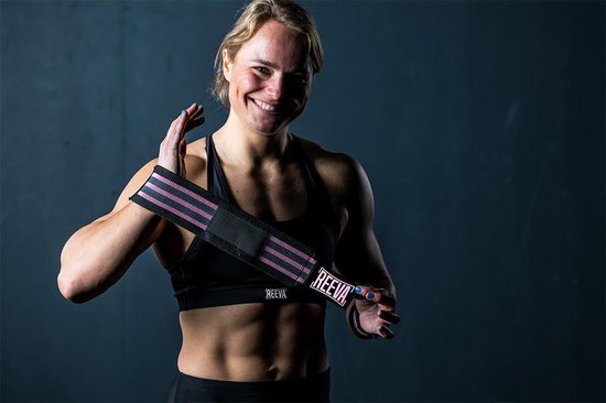 Reeva Wrist Wraps Roze - Wrist Wraps geschikt voor Fitness, Crossfit en Krachttraining - Wrist Wraps voor Heren en Dames - reeva
