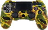 Playstation 4 Controller Silicone Camouflage BeschermHoes Geel  Ps4 controller Protective case Camo Yellow 2 stuks