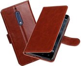 BestCases - Bruin Portemonnee booktype hoesje Nokia 5