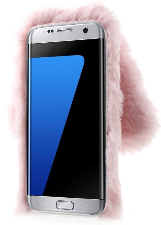 Personality Bunny Shaped Diamant Fluffy Fur Soft Kunstleer Hoesje Samsung  Galaxy S7... | bol.com