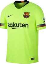 Nike Breathe FC Barcelona Stadium Away  Sportshirt performance - Maat L  - Mannen - neongeel