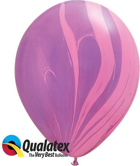 Qualatex - SuperAgate Pink Violet 30 cm (25 stuks)