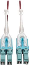 Tripp-Lite N821-03M-MG-T 10 Gb Duplex Multimode 50/125 OM4 LSZH Fiber Patch Cable (LC/LC), Push/Pull Tabs, Magenta, 3 m (10 ft.) TrippLite