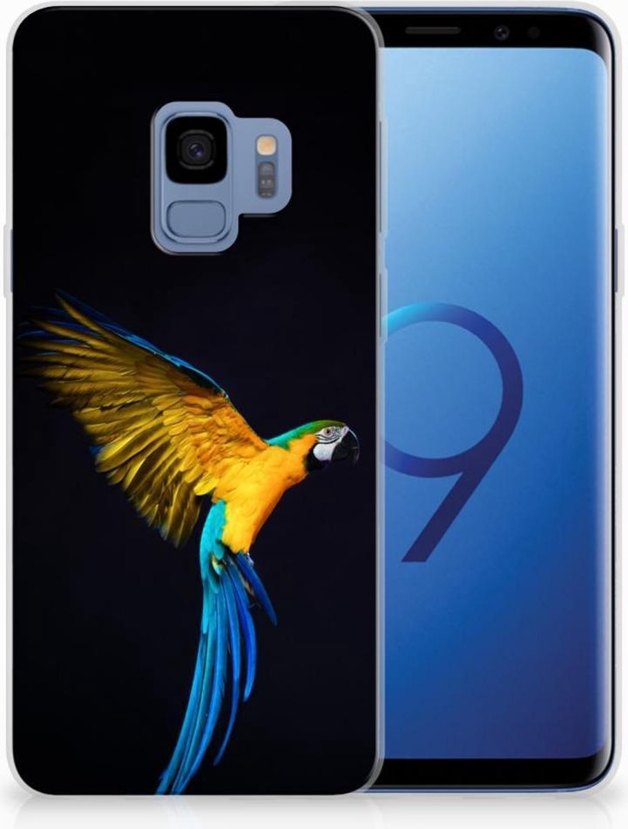 Samsung Galaxy S9 TPU Hoesje Papegaai
