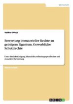 Bewertung immaterieller Rechte an geistigem Eigentum. Gewerbliche Schutzrechte