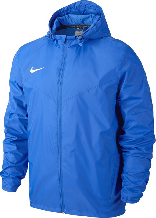 Nike Sideline Rain Jacket Junior Regenjas - Maat 152 - Unisex - blauw Maat L - 152/158