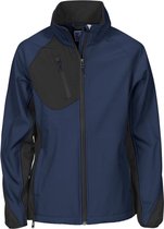 Projob 2423 Dames Softshell jas Marineblauw maat L