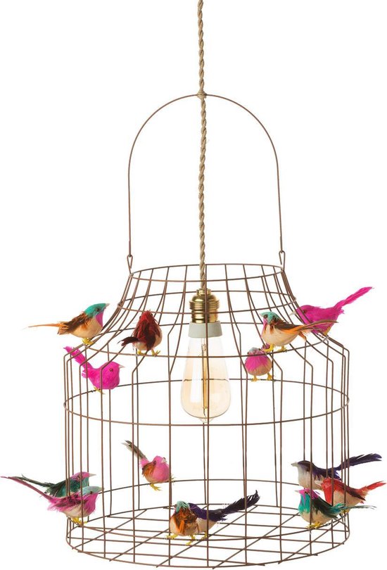 Hanglamp kinderkamer met vogeltjes nét echt !