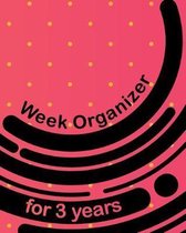Week organizer for 3 years