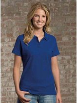 Dames poloshirt kobalt blauw 36 (S)