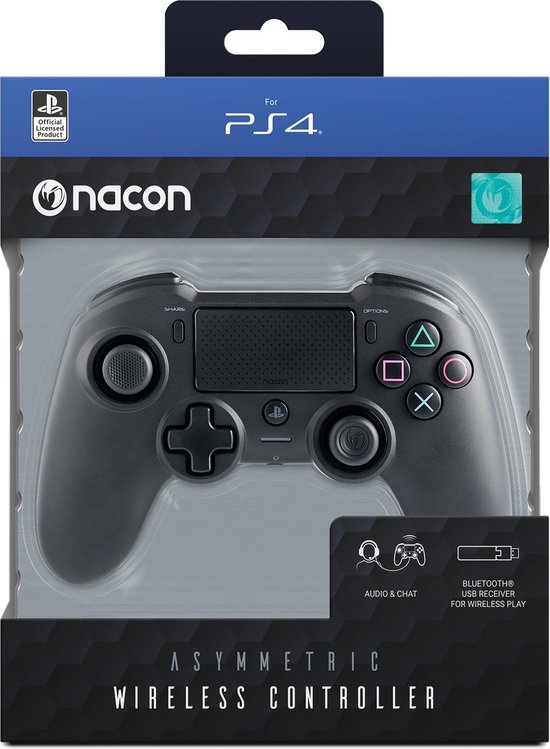 Nacon Official Licensed Draadloze Controller - PS4 - Zwart
