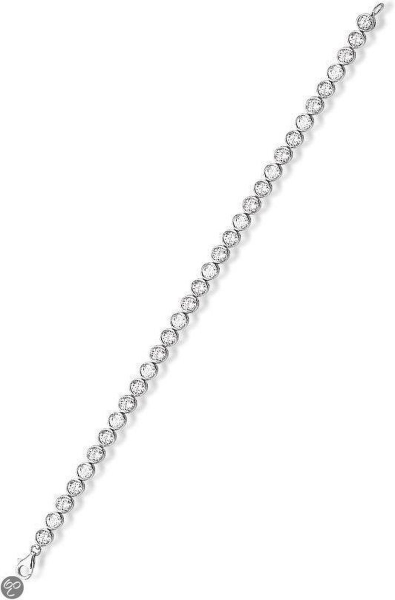 Montebello Armband Amourette - 925 Zilver Gerhodineerd - 4mm - 18.5cm