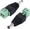 5 stuks 5 5 x 2 1 mm DC Power Male Connector voor CCTV Camera