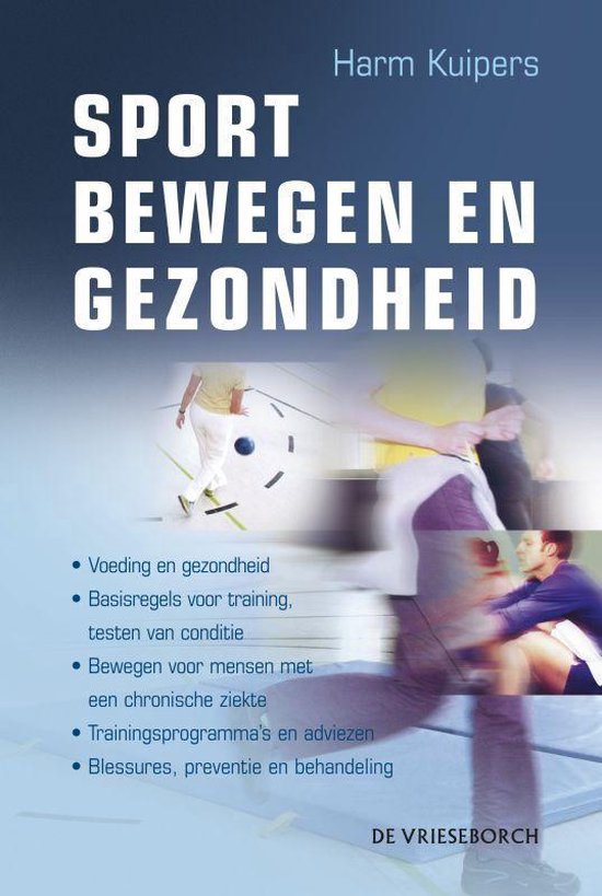 Cover van het boek 'Sport, bewegen en gezondheid' van H. Kuipers