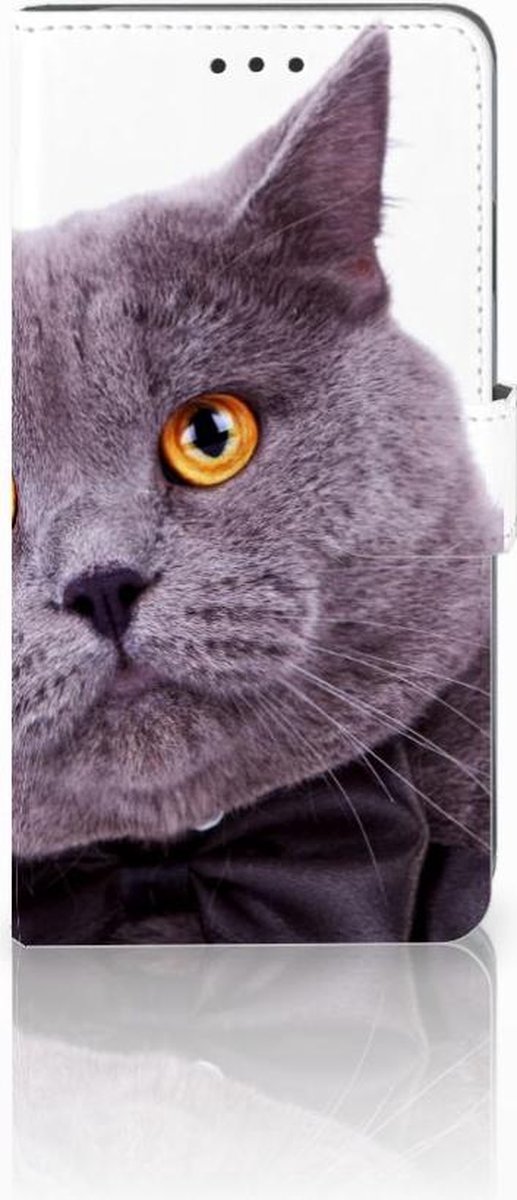 Apple iPhone Xs Max Telefoonhoesje met Pasjes Kat