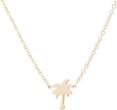 24/7 Jewelry Collection Palmboom Ketting - Goudkleurig