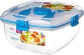 Sistema To Go Chill It - Saladebak met koelelement - 1,63L blauw