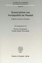 Konstruktion Von Sozialpolitik Im Wandel