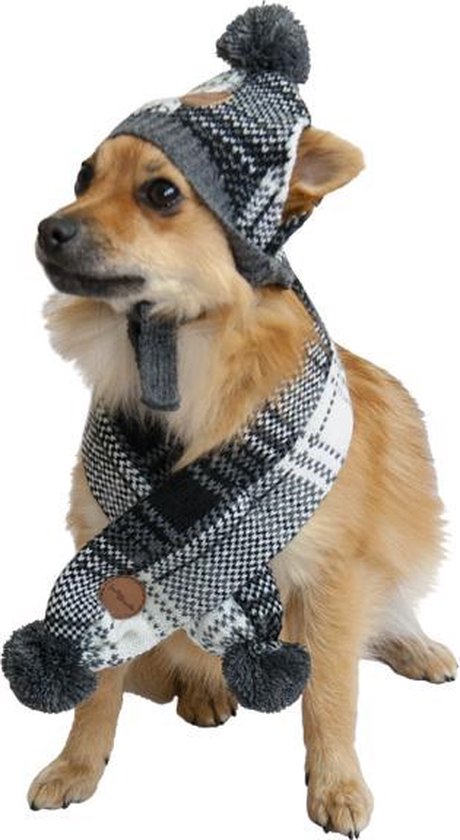 Jack and Vanilla sjaal en muts voor de hond (M) | bol.com