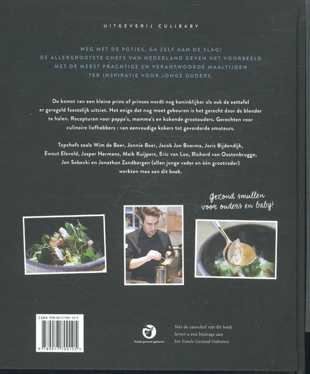Kookboeken 1 -   Culibaby - back cover