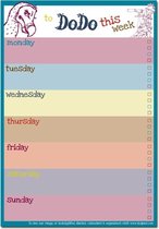 Dodo Weekly to Do Do Reminder List Planner Pad - Classic
